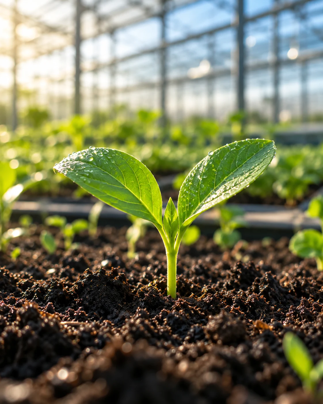 Seedling photograph illustrating the Agri-SI concept